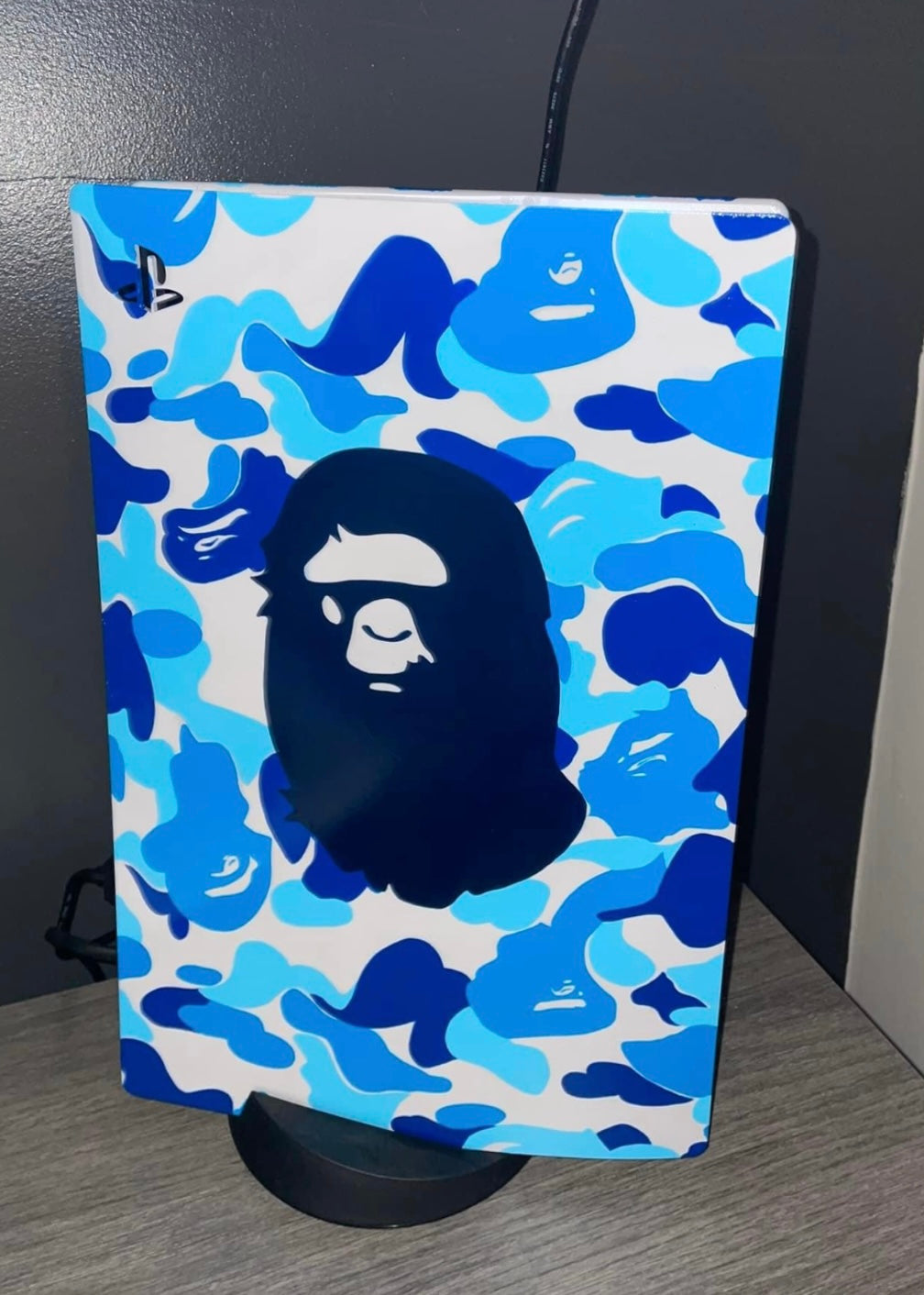 Custom “Bape” PS5 cover