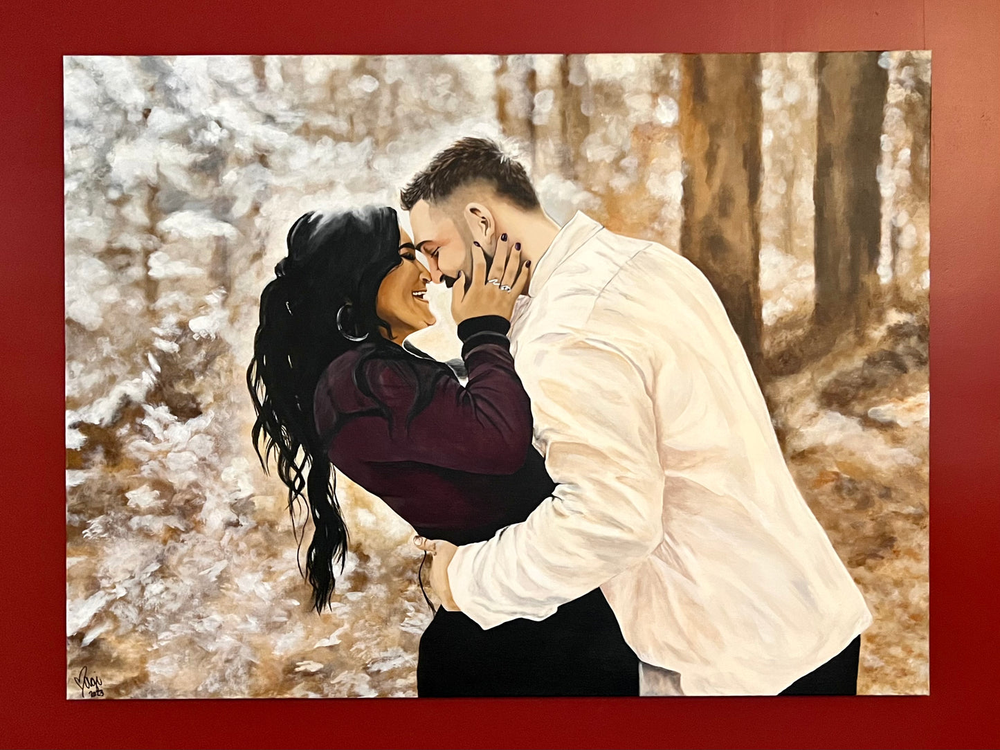 Custom 40x30” portrait