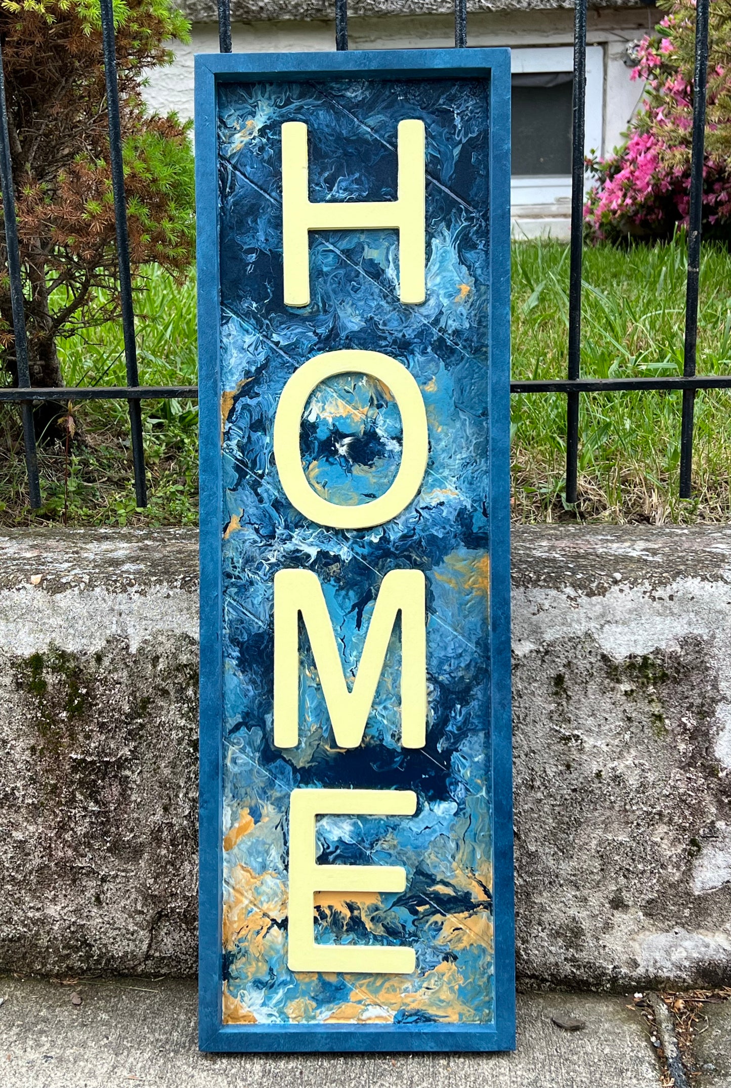 10x32” Wooden HOME sign