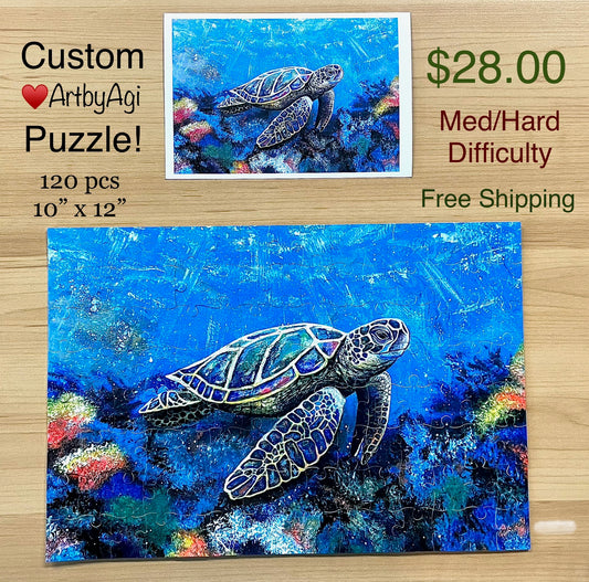 NEW ArtbyAgi Sea Turtle Puzzle!