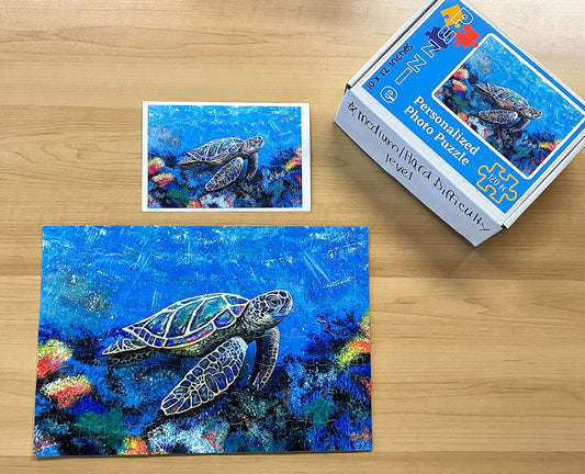 ArtbyAgi Sea Turtle Puzzle!