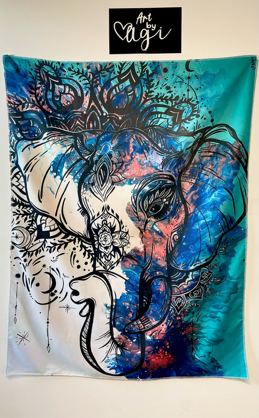 3Ft x 2.5Ft Printed ArtbyAgi Tapestry